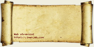 Jana Tovirac vizit kartica